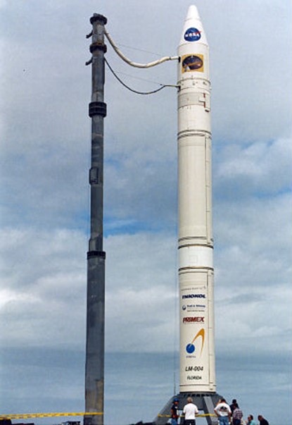 Athena II Launch Preparations, Photo Courtesy NASA