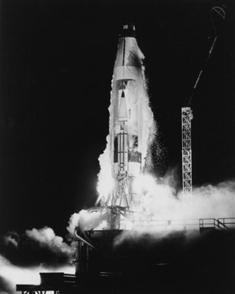 Atlas B Launch, Photo Courtesy U.S. Air Force