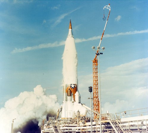 Atlas F Launch, Photo Courtesy U.S. Air Force