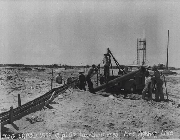 Bumper Construction At Cape Canaveral