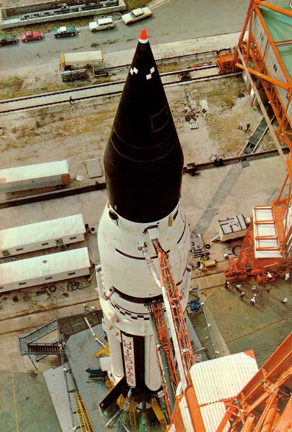 Saturn I Block II On Launch Pad, Photo Courtesy NASA