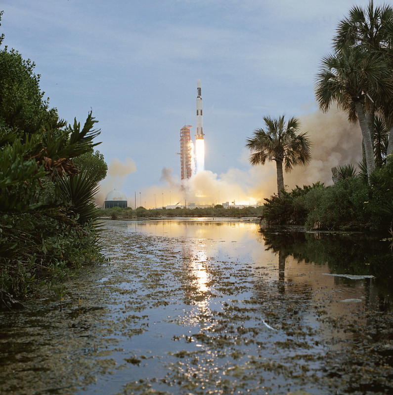 Saturn V Skylab Launch, Photo Courtesy NASA