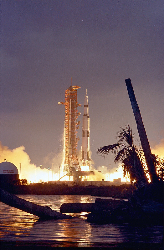 Saturn V Apollo Launch, Photo Courtesy NASA