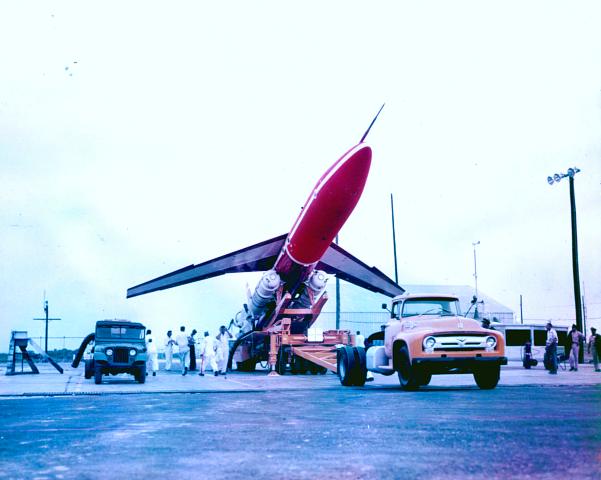 Snark Missile On Launcher, Photo Courtesy U.S. Air Force