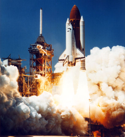 Space Shuttle Challenger, Photo Courtesy NASA