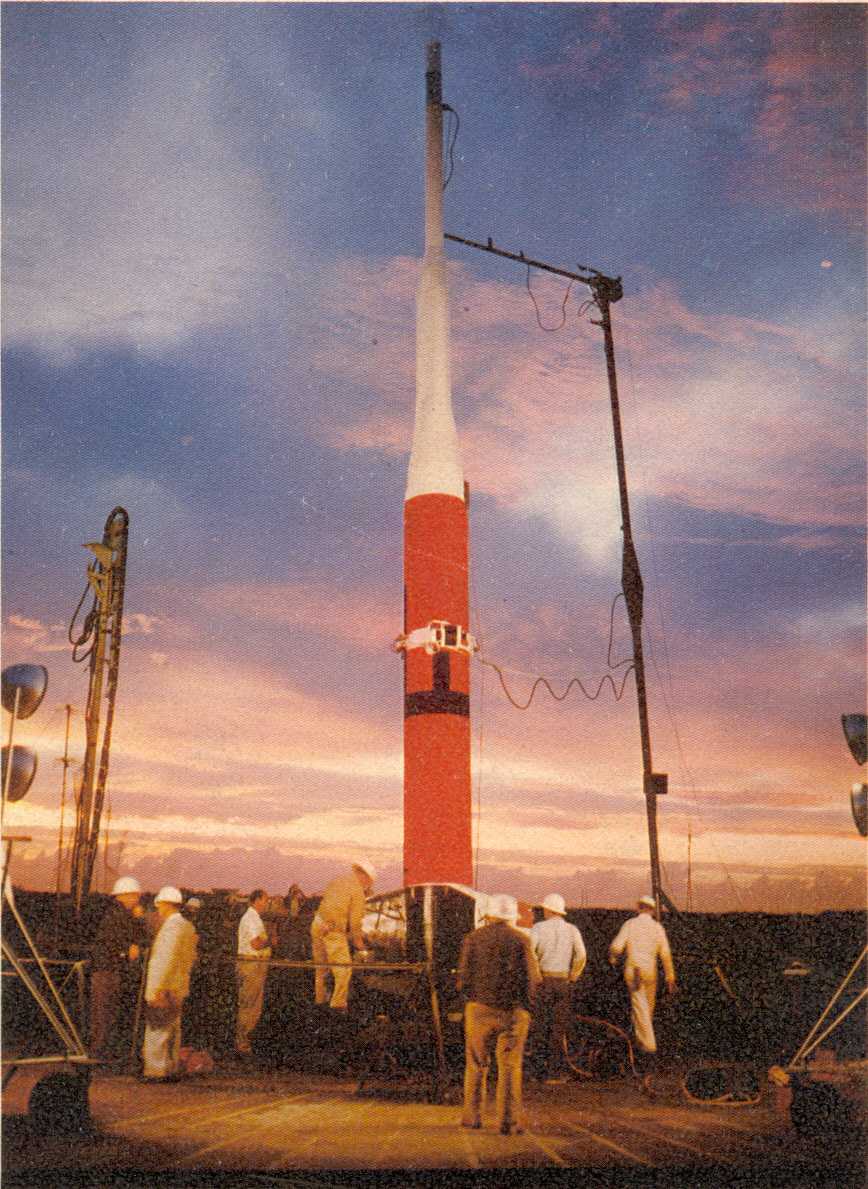 X-17 On Launch Pad, Photo Courtesy U.S. Air Force