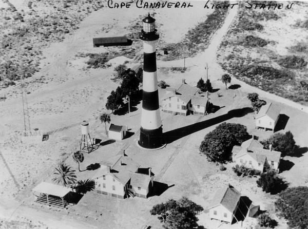 Cape Canaveral Lighthouse Circa 1950