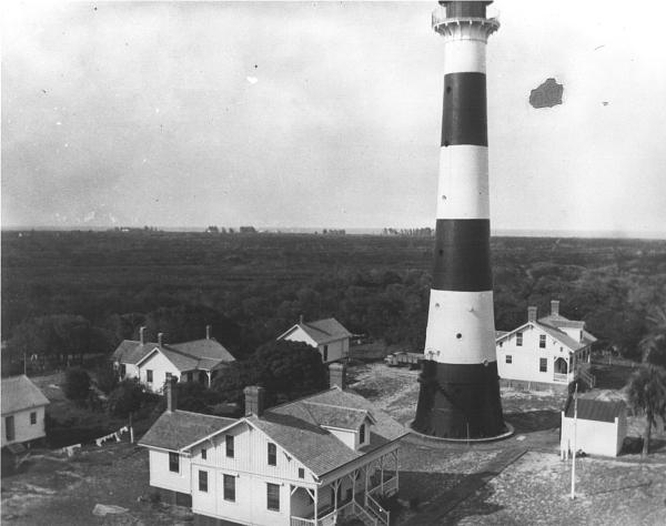 Cape Canaveral Lighthouse Circa 1950. Light Station.