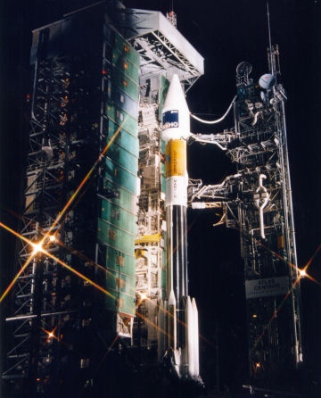 Atlas IIAS-Centaur On Launch Pad, Photo Courtesy NASA