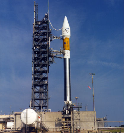 Atlas II-Centaur On Launch Pad, Photo Courtesy Lockheed-Martin