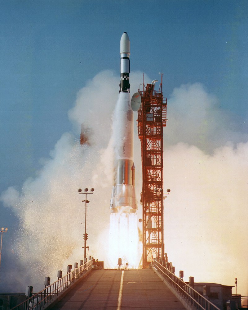 Atlas-Agena D Launch, Photo Courtesy NASA