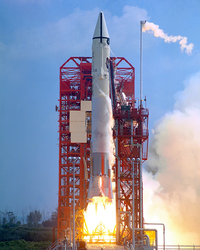 Atlas-Centaur 1966 Launch, Photo Courtesy NASA
