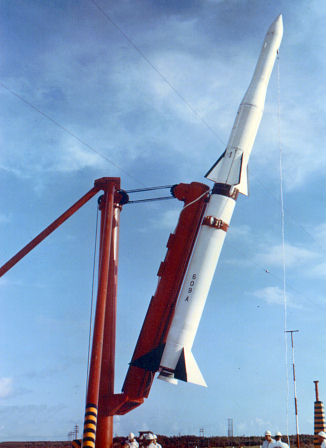 Blue Scout Junior On Launcher, Photo Courtesy U.S. Air Force