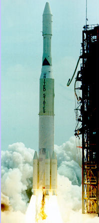 Delta M-6 Launch, Photo Courtesy NASA