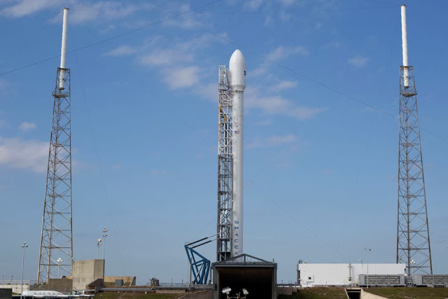 Falcon 9 Version 1.1 On Launch Pad, Photo Courtesy SpaceX
