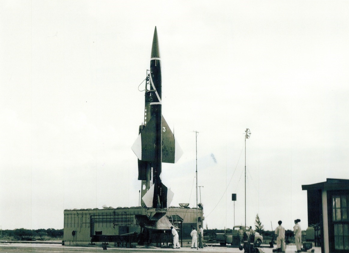 Bomarc Missile On Launch Pad 4 Circa 1957