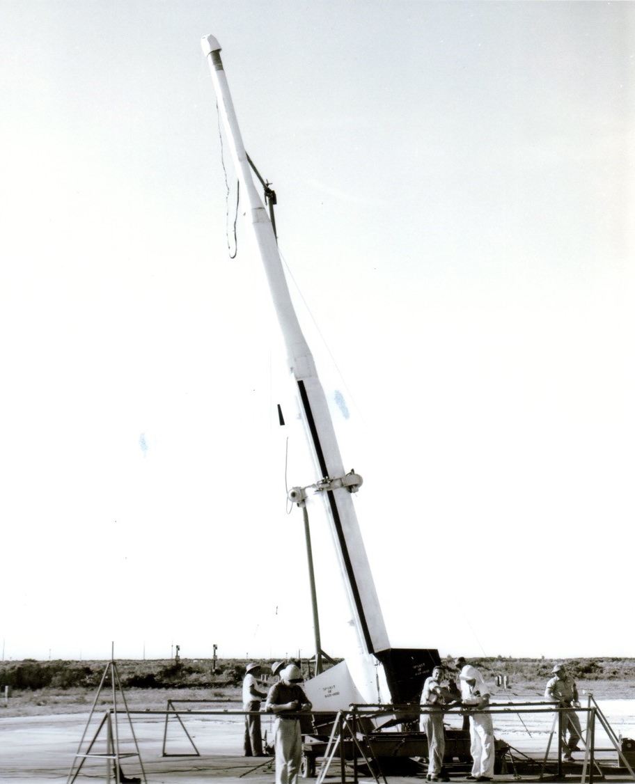 X-17 On Launch Pad 3 Circa 1956