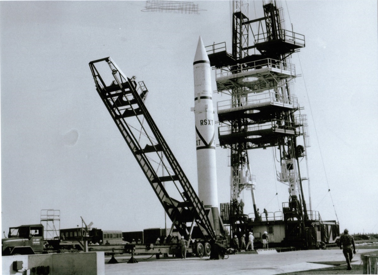 Redstone Missile On Launch Pad 4 Circa 1954