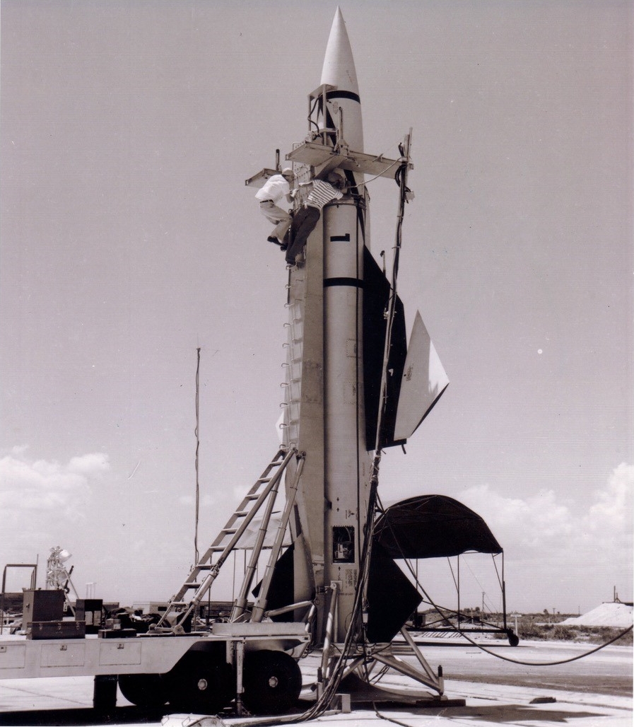 Bomarc Missile On Launch Pad 3 Circa 1952
