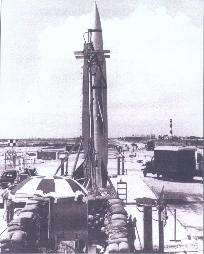 Bomarc Missile On Launch Pad 4 Circa 1952