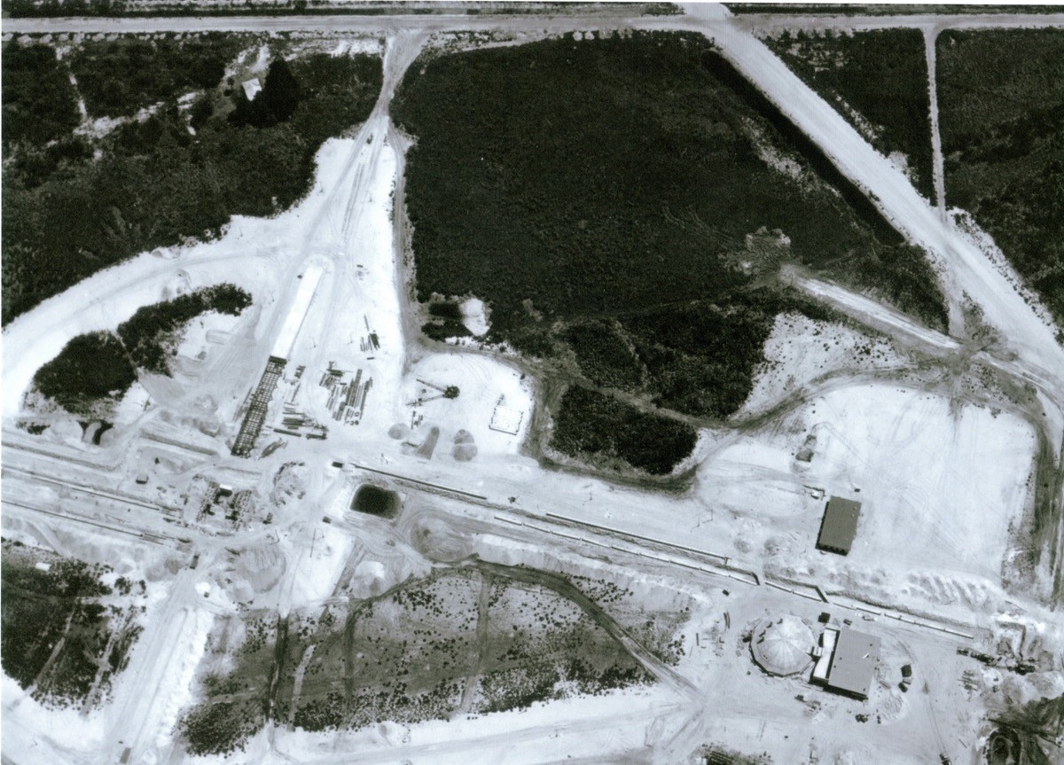 Aerial View Of Launch Complex 14 Circa 1956