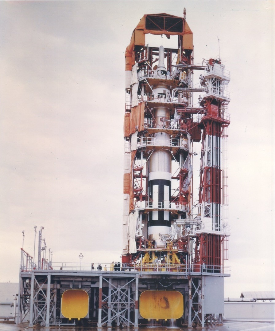 Titan I On Launch Pad 15 Circa 1960