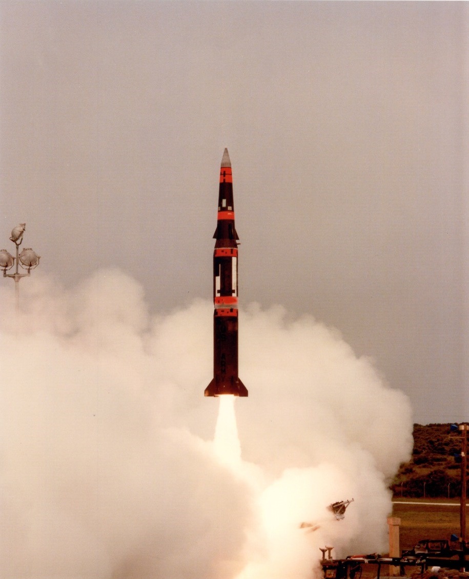 Pershing II From Launch Complex 16 Circa 1984