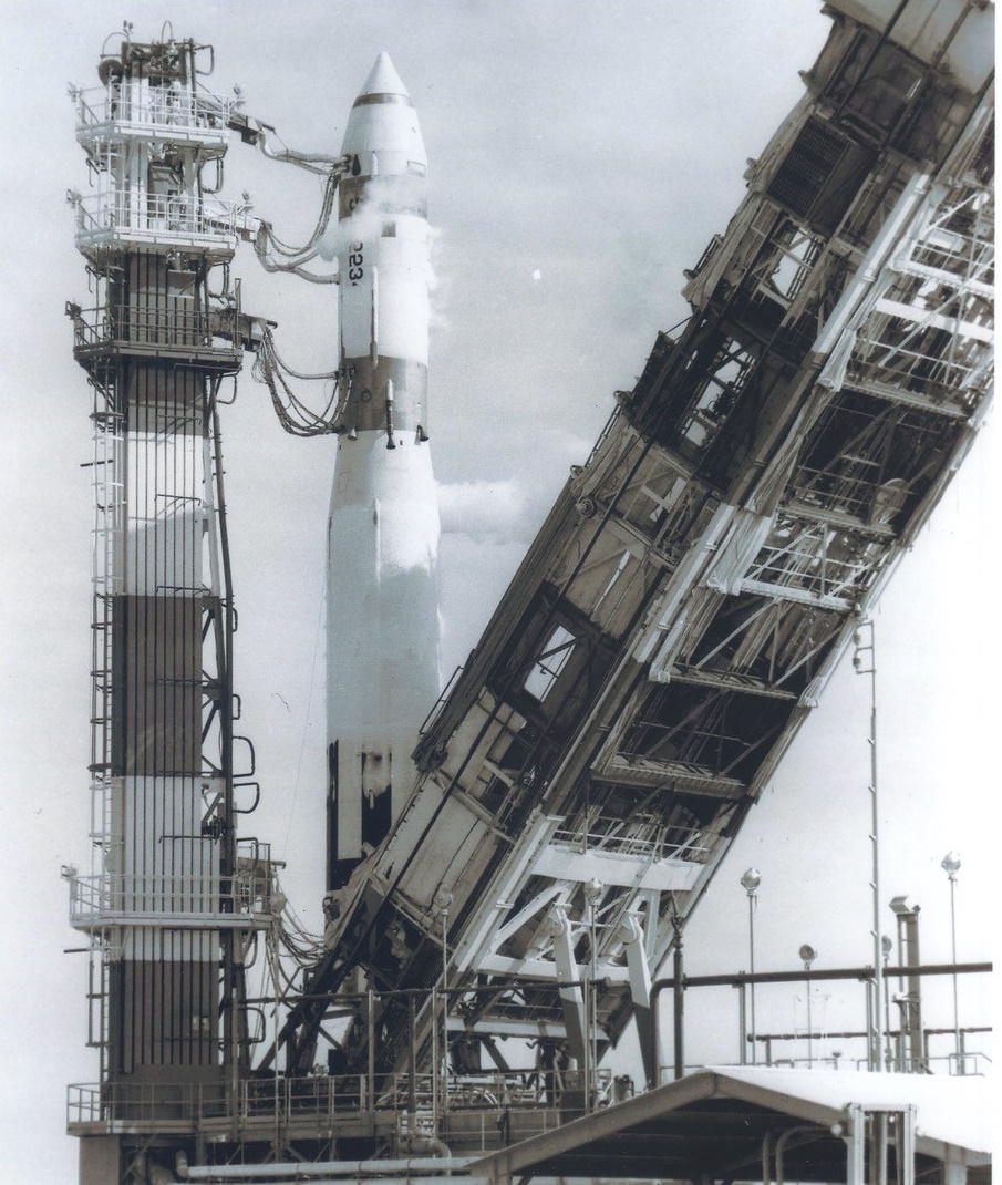 Titan I On Launch Pad 16 Circa 1959