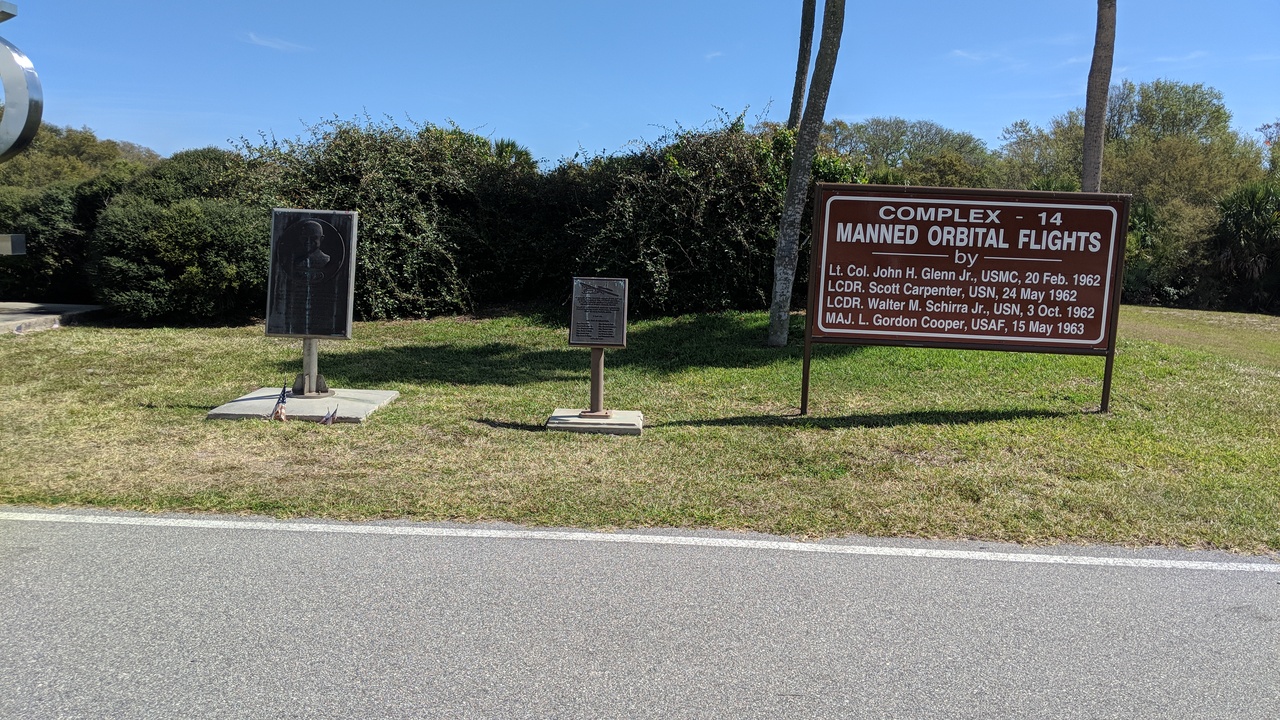 Launch Complex 14 Memorials And Signage Circa 2020