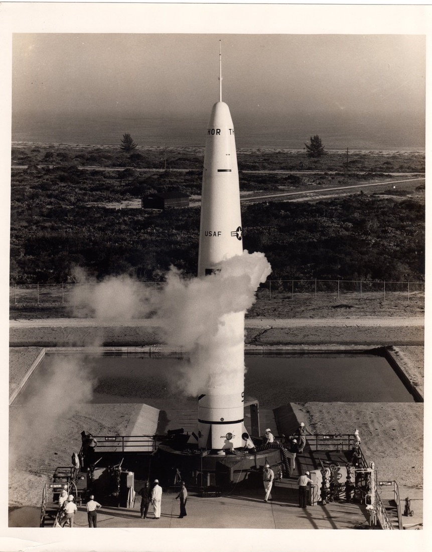 Thor On Launch Pad 17B Circa 1957