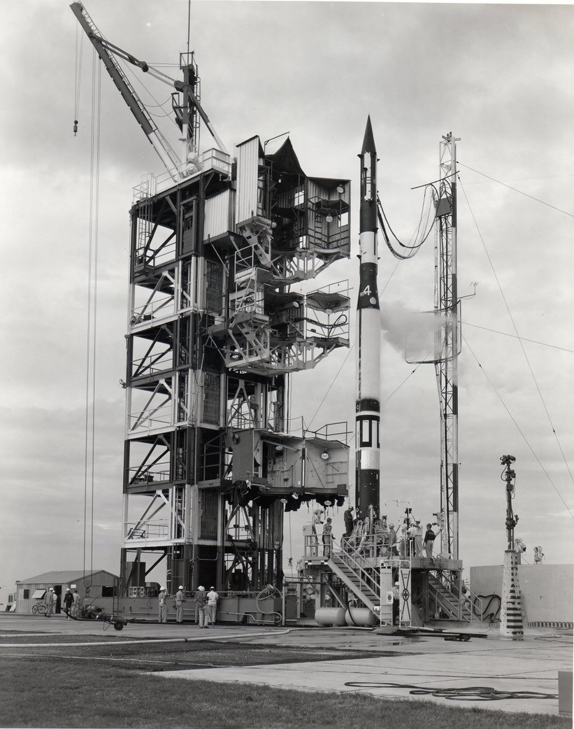 Vanguard On Launch Pad 18A Circa 1959