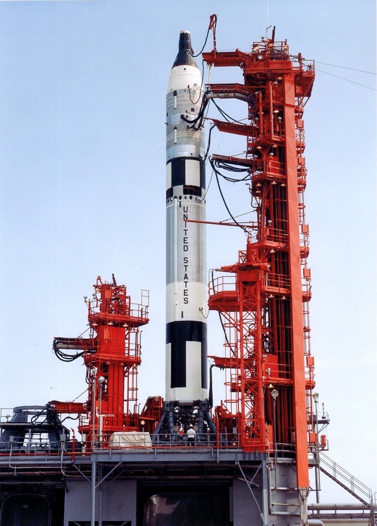 Gemini-Titan II On Launch Pad 19 Circa 1965
