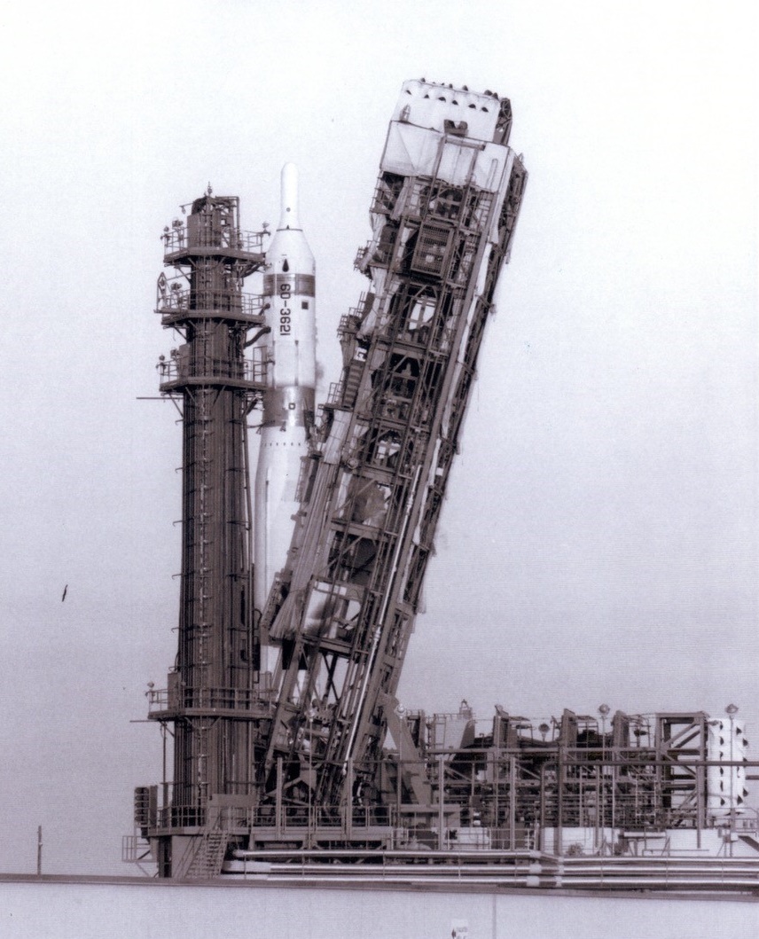 Titan I On Launch Pad 19 Circa 1961