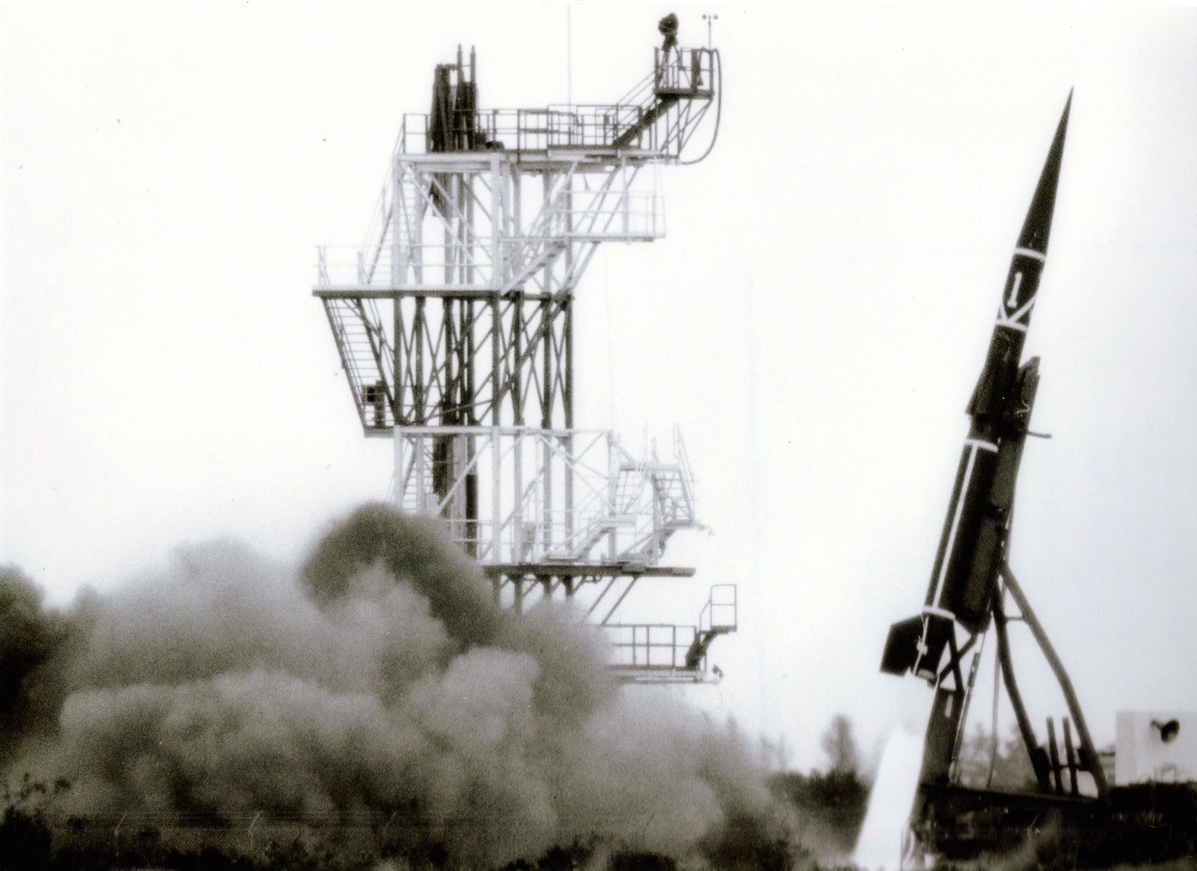 Alpha Draco From Launch Pad 10 Circa 1959