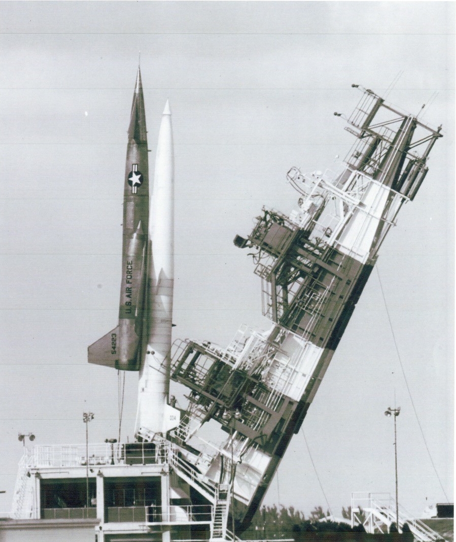 Navaho Missile On Launch Pad 9 Circa 1958