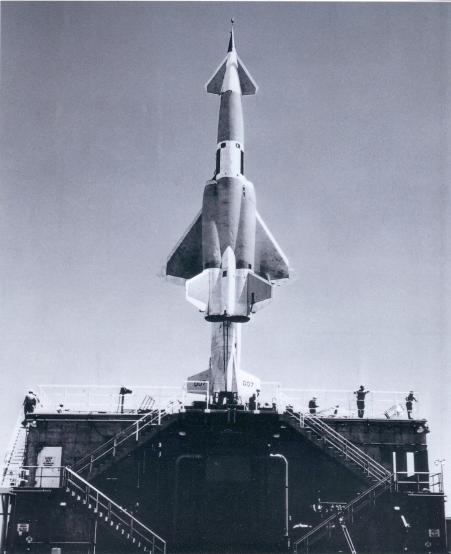 Navaho Missile On Launch Pad 9 Circa 1957
