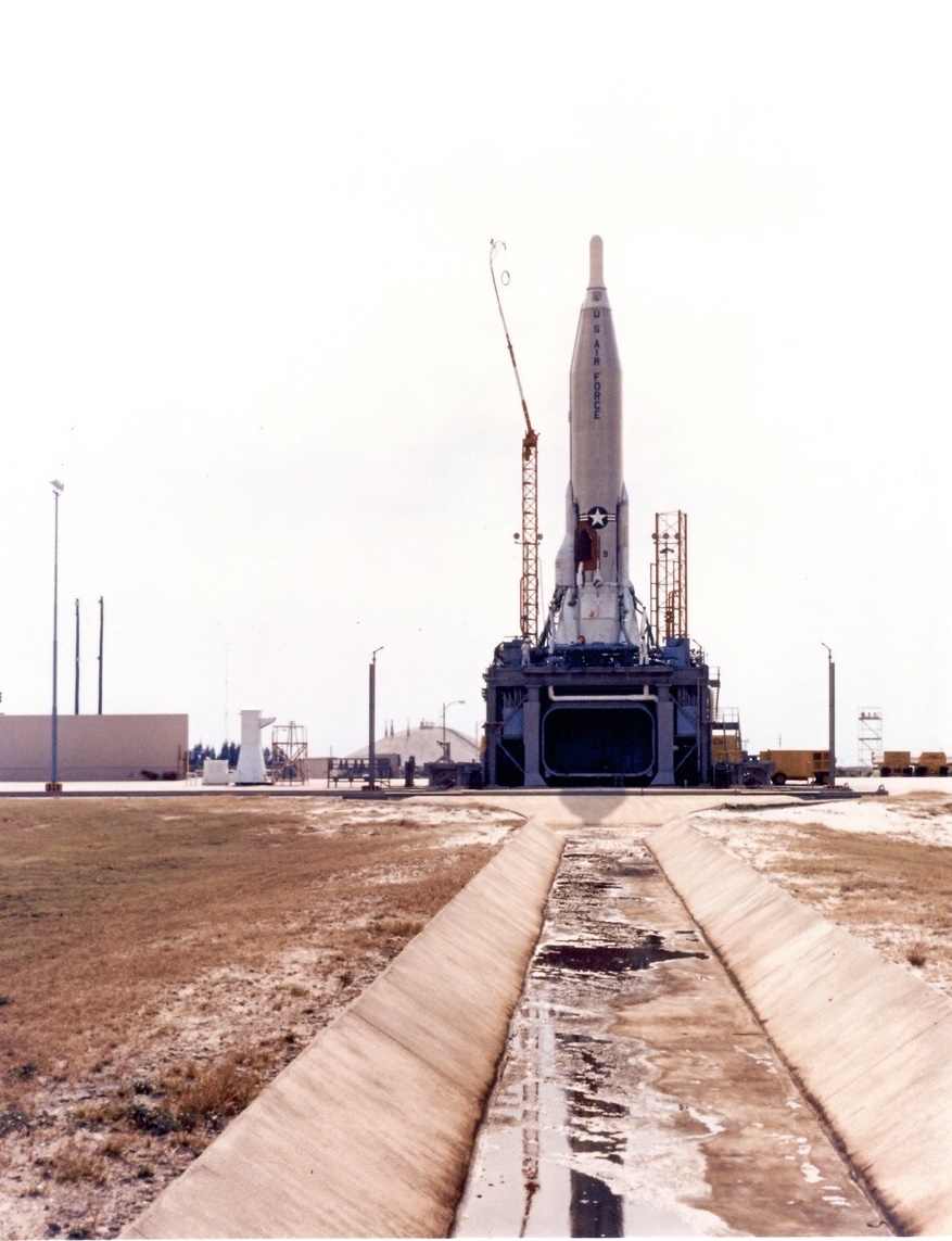 Atlas F On Launch Pad 11 Circa 1962