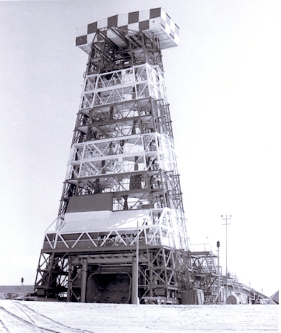 Launch Complex 12 Service Tower Circa 1957