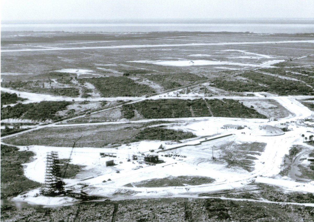Aerial View Of Launch Complex 12 Circa 1956
