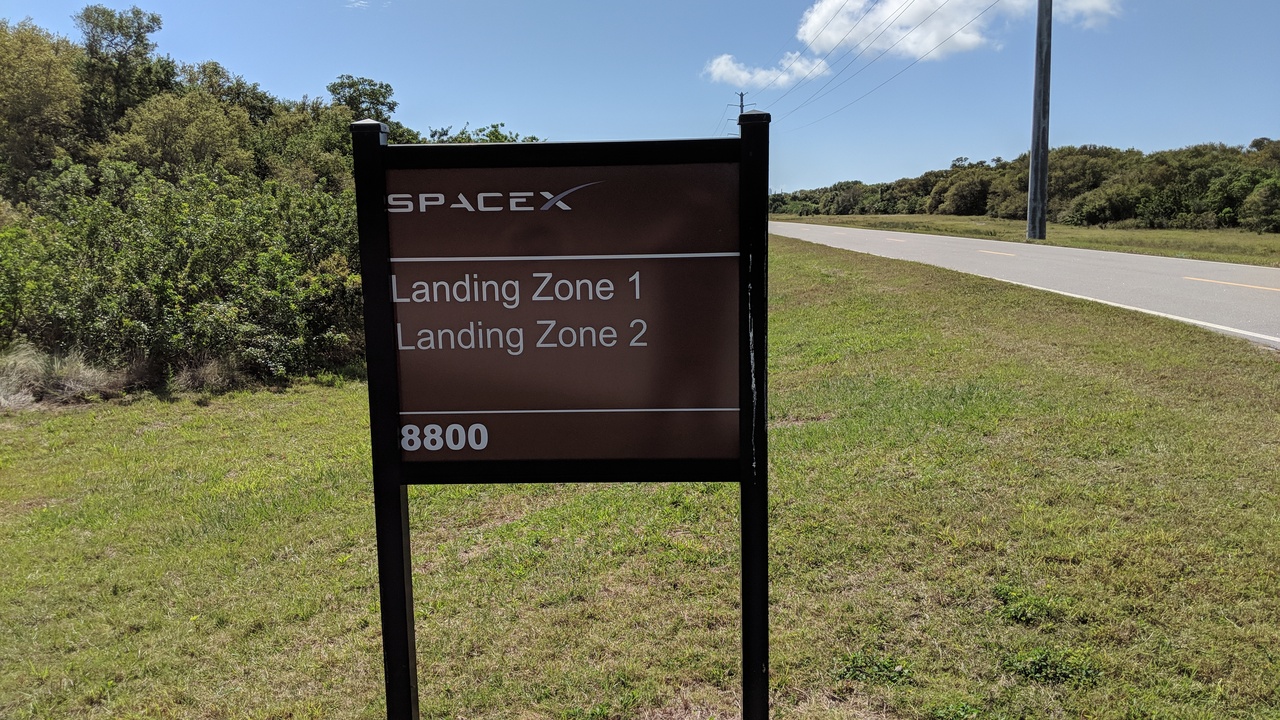 Landing Zones 1 And 2 Entrance Sign Circa 2020