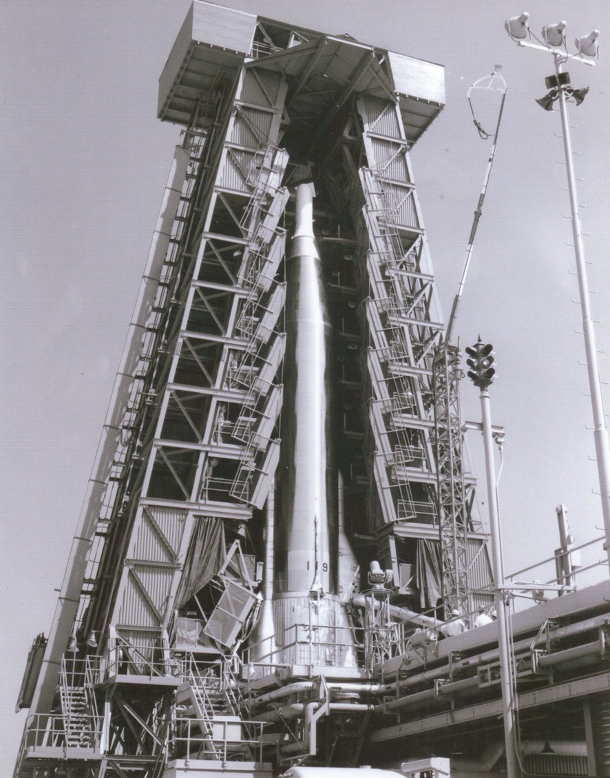Atlas E On Launch Pad 13 Circa 1960