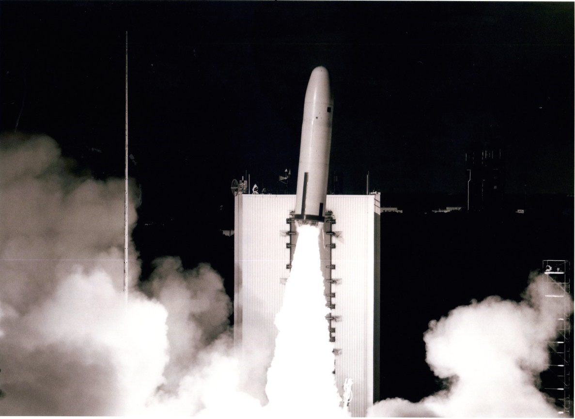 Trident I Launch From Pad 25C Circa 1978