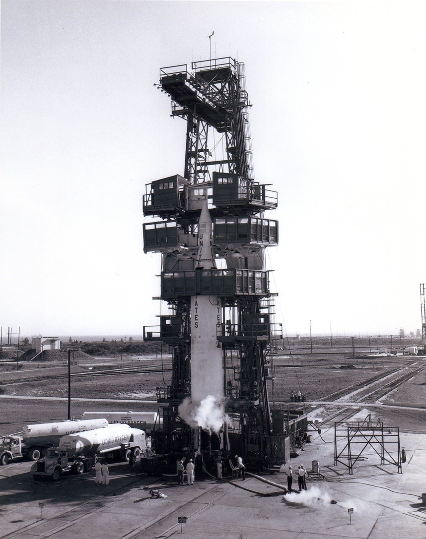 Juno II On Launch Pad 26B Circa 1961