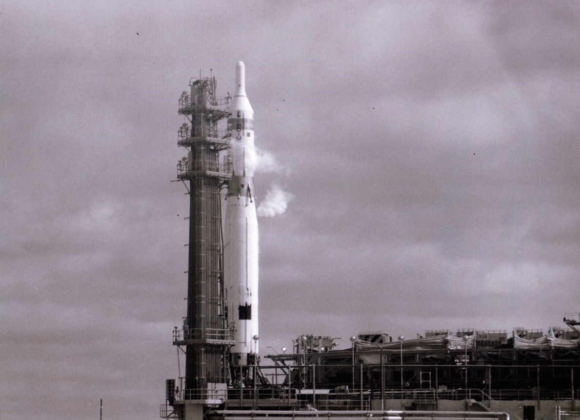 Titan I On Launch Pad 20 Circa 1960