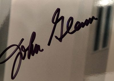 Close-Up Photo Of John Glenn Autograph On STS-95 Training Photo